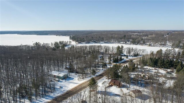 W268 County Highway A, Stone Lake, WI 54876 - view of snowy aerial view