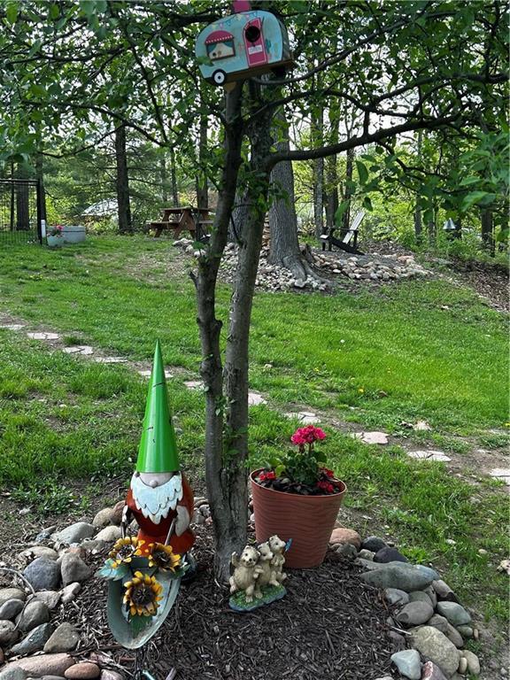 W268 County Highway A, Stone Lake, WI 54876 - view of yard