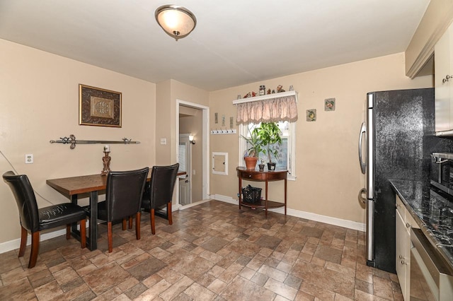 view of dining room