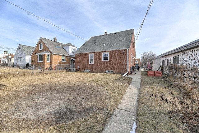 view of back of property