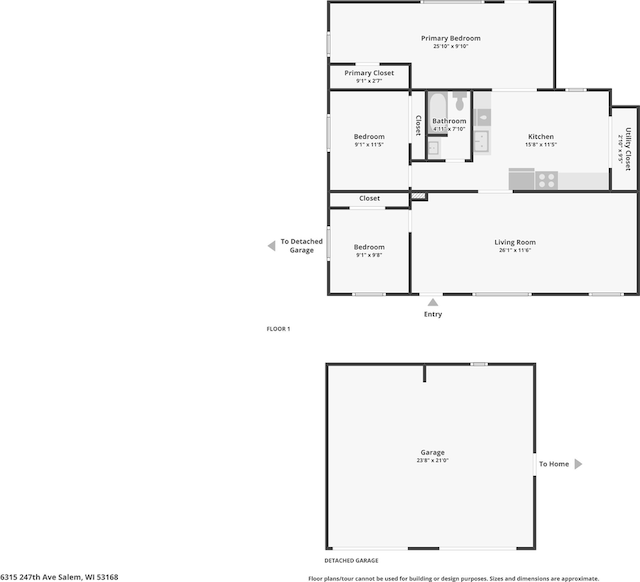 6315 247th Ave, Salem, WI 53168 - plan