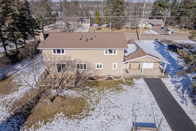 401 E Riverside Ave, Merrill, WI 54452 - view of snowy aerial view