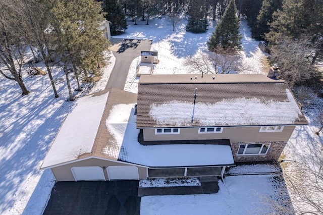 401 E Riverside Ave, Merrill, WI 54452 - view of snowy aerial view