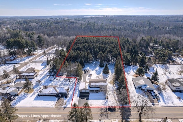 401 E Riverside Ave, Merrill, WI 54452 - view of snowy aerial view