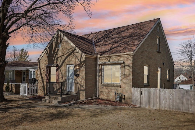 view of english style home