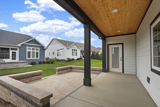 4675 98th St, Pleasant Prairie, WI 53158 - view of patio / terrace with a residential view