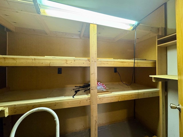 view of storage room