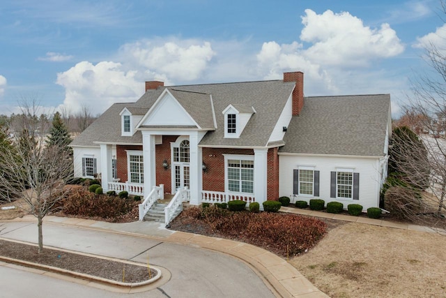 view of front of home