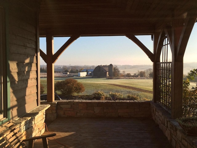 view of patio