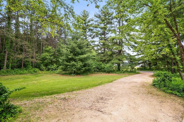 E4725 Riverside Dr, Spring Green, WI 53588 - view of road featuring a forest view