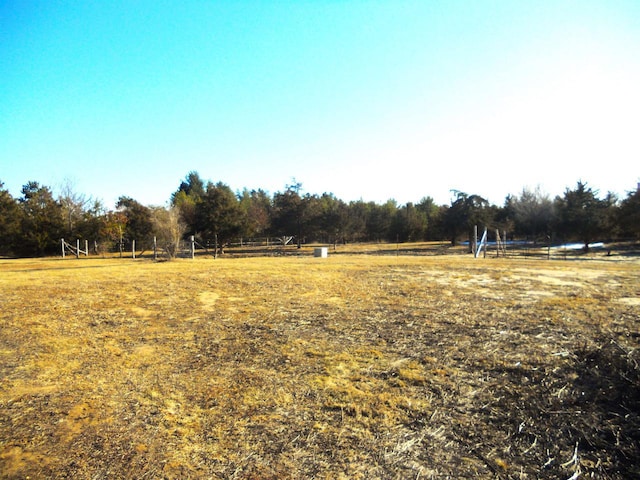 view of yard featuring a rural view