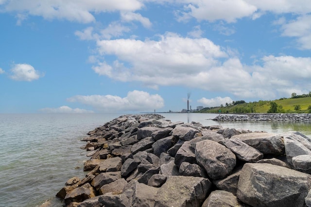 view of water feature