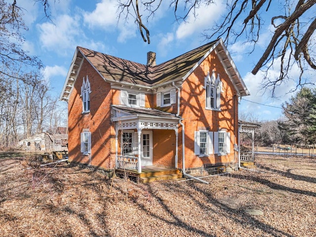 view of rear view of house