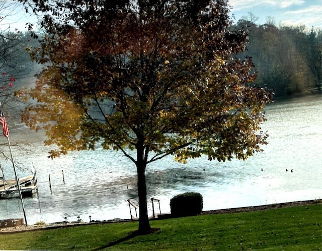 view of water feature