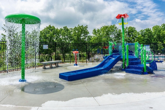 view of jungle gym