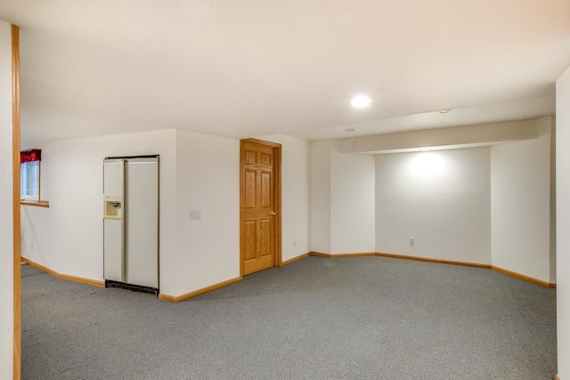 unfurnished room with carpet floors