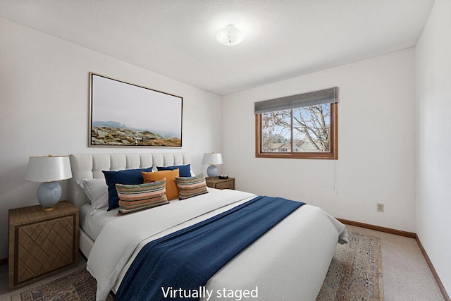 bedroom featuring carpet floors