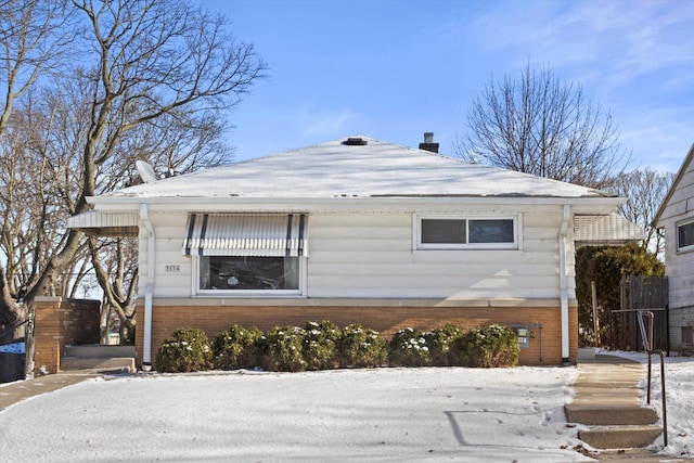 view of front of house