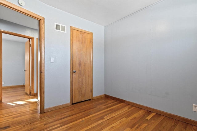 interior space featuring light hardwood / wood-style flooring