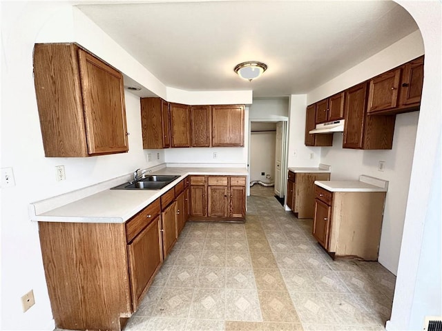 kitchen featuring sink