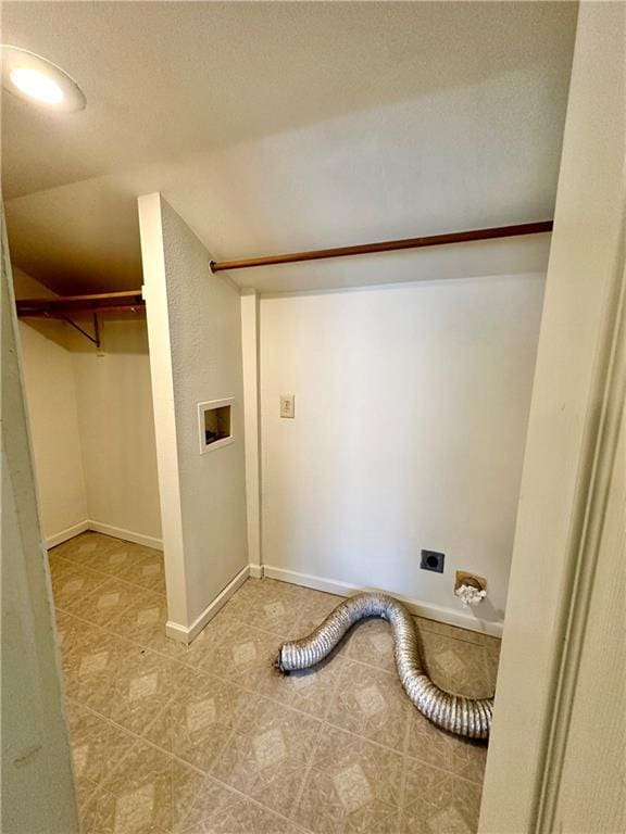 washroom featuring washer hookup and hookup for an electric dryer