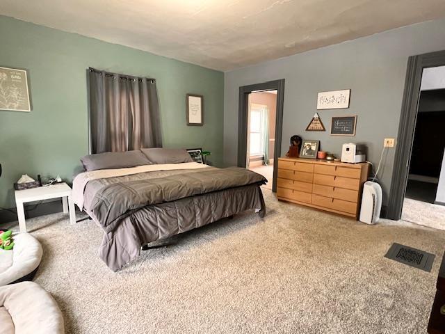 bedroom with carpet flooring