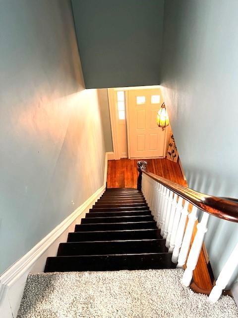 view of stairs