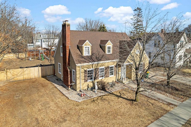 exterior space with a playground