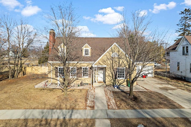 view of cape cod house