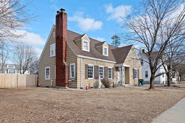 view of cape cod house