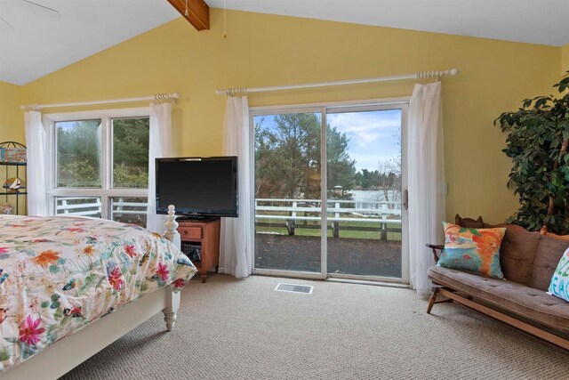 865 Richmond Way, Nekoosa, WI 54457 - carpeted bedroom with access to exterior