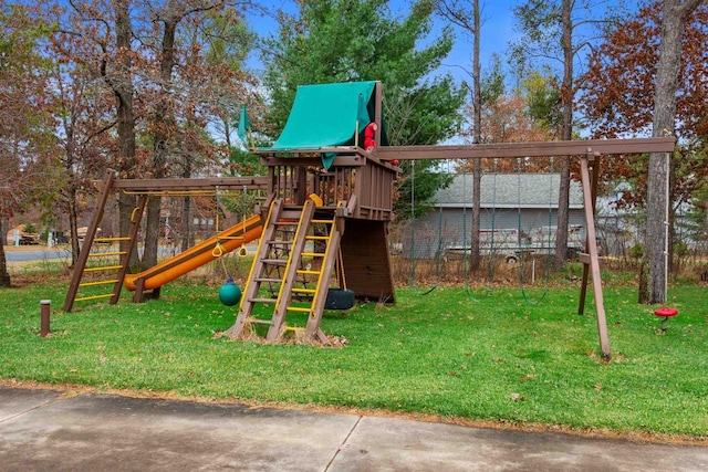 865 Richmond Way, Nekoosa, WI 54457 - view of jungle gym featuring a yard