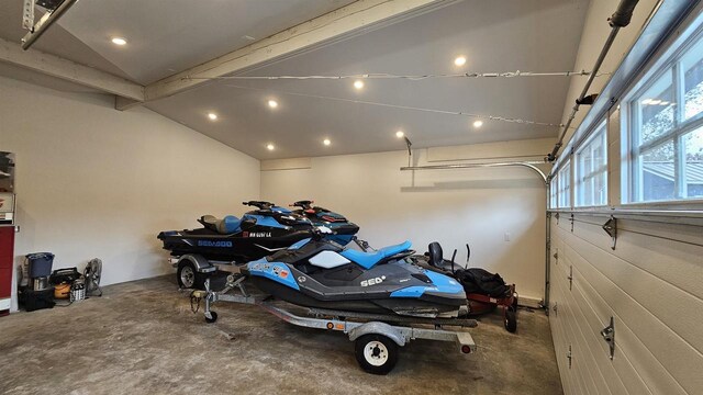 865 Richmond Way, Nekoosa, WI 54457 - garage with recessed lighting
