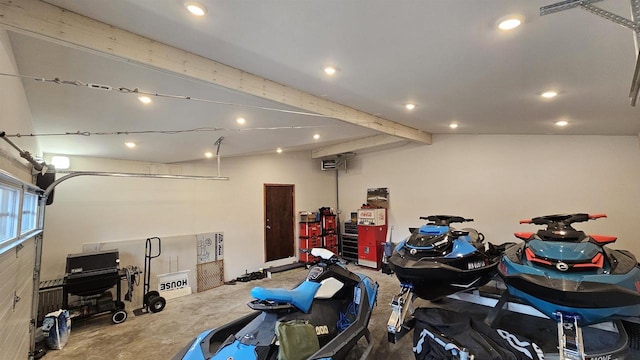 865 Richmond Way, Nekoosa, WI 54457 - garage featuring recessed lighting
