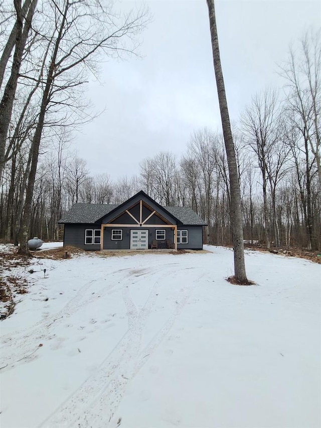 view of front of home