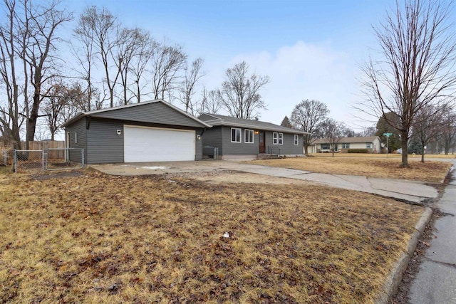 ranch-style house with a garage