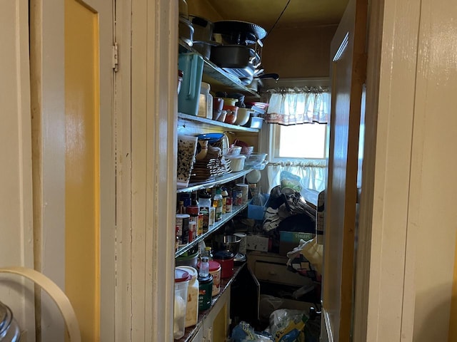 view of pantry