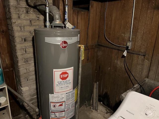 utilities with gas water heater