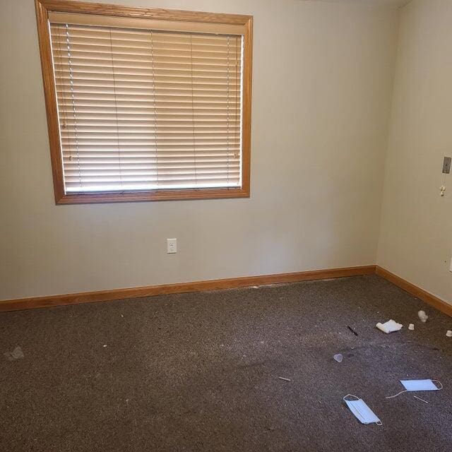 empty room with carpet floors