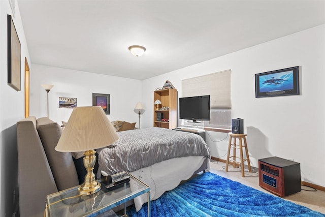 bedroom featuring carpet floors