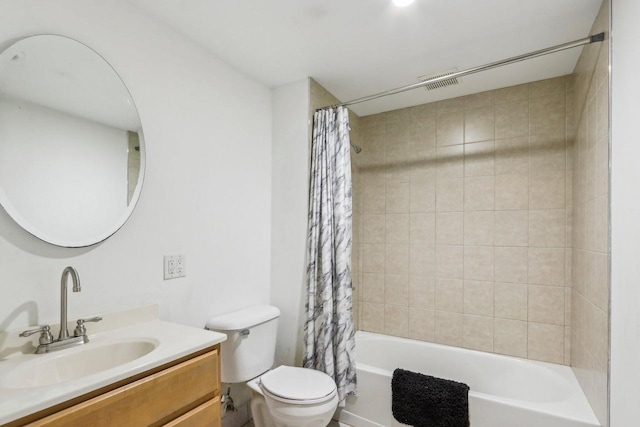 8209 N Port Washington Rd, Fox Point, WI 53217 - full bathroom with toilet, shower / bath combination with curtain, and vanity