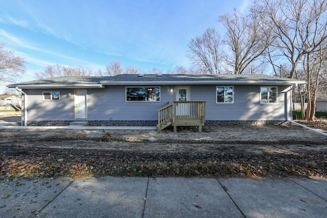 view of ranch-style house