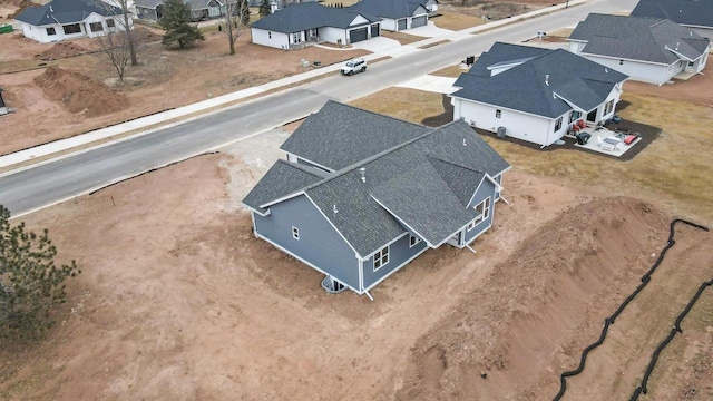 drone / aerial view featuring a residential view