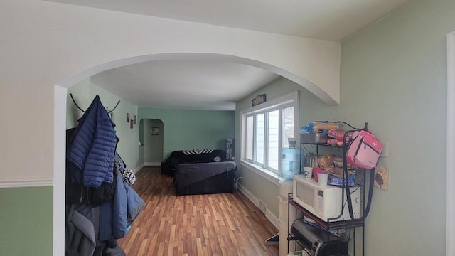 3290 Lark Rd, Greenleaf, WI 54126 - bedroom with wood-type flooring