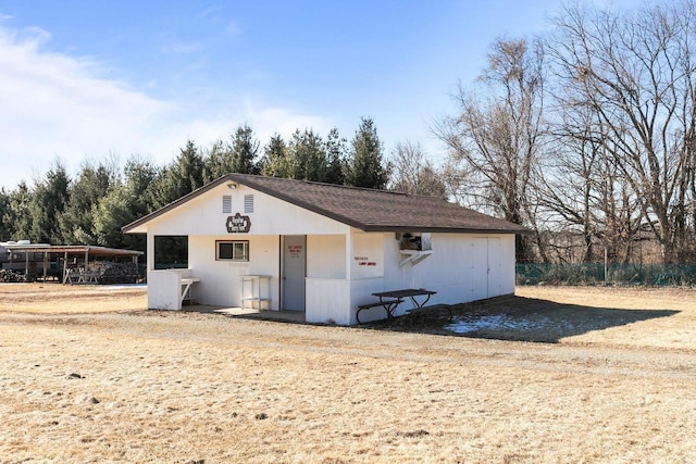 view of outbuilding