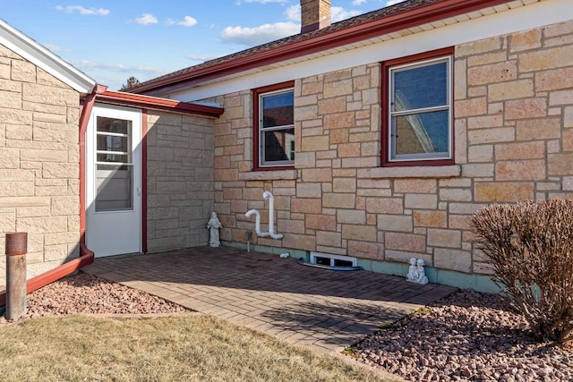 view of home's exterior featuring a patio area