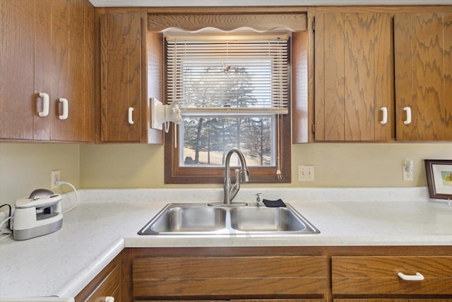 kitchen featuring sink