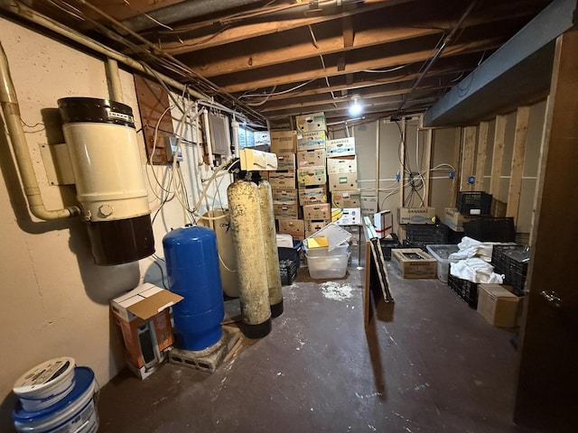 view of basement