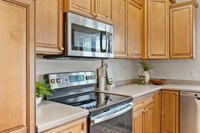 kitchen featuring appliances with stainless steel finishes