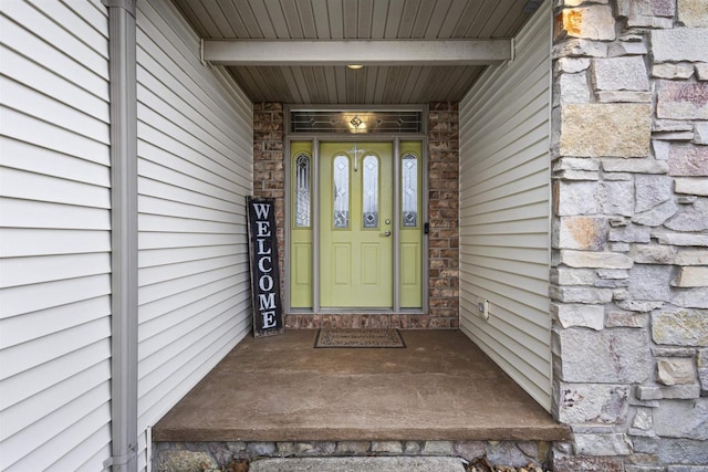 view of property entrance